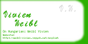 vivien weibl business card